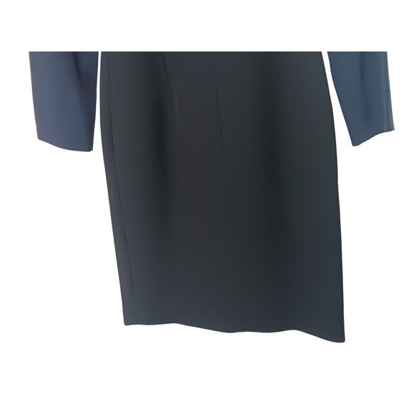 Fendi Navy Blue Long Sleeve Dress Size 38 IT | Made in Italy Designer Sheath - Picture 11 of 16